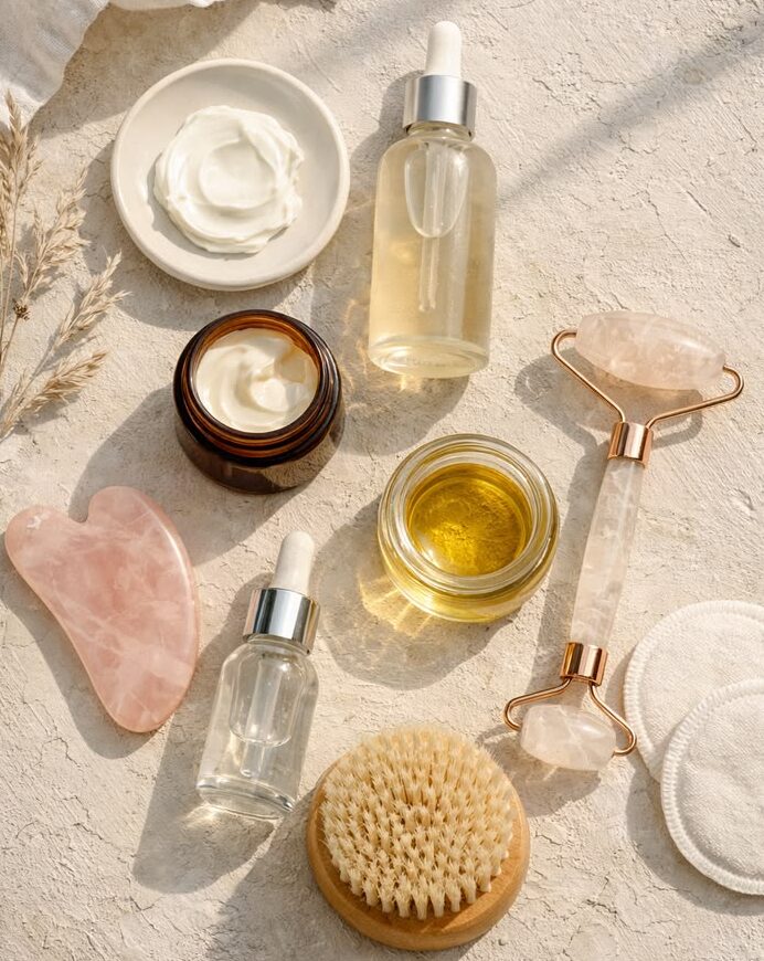 Elementor #1763 glow ritual essentials clean girl skincare aesthetic